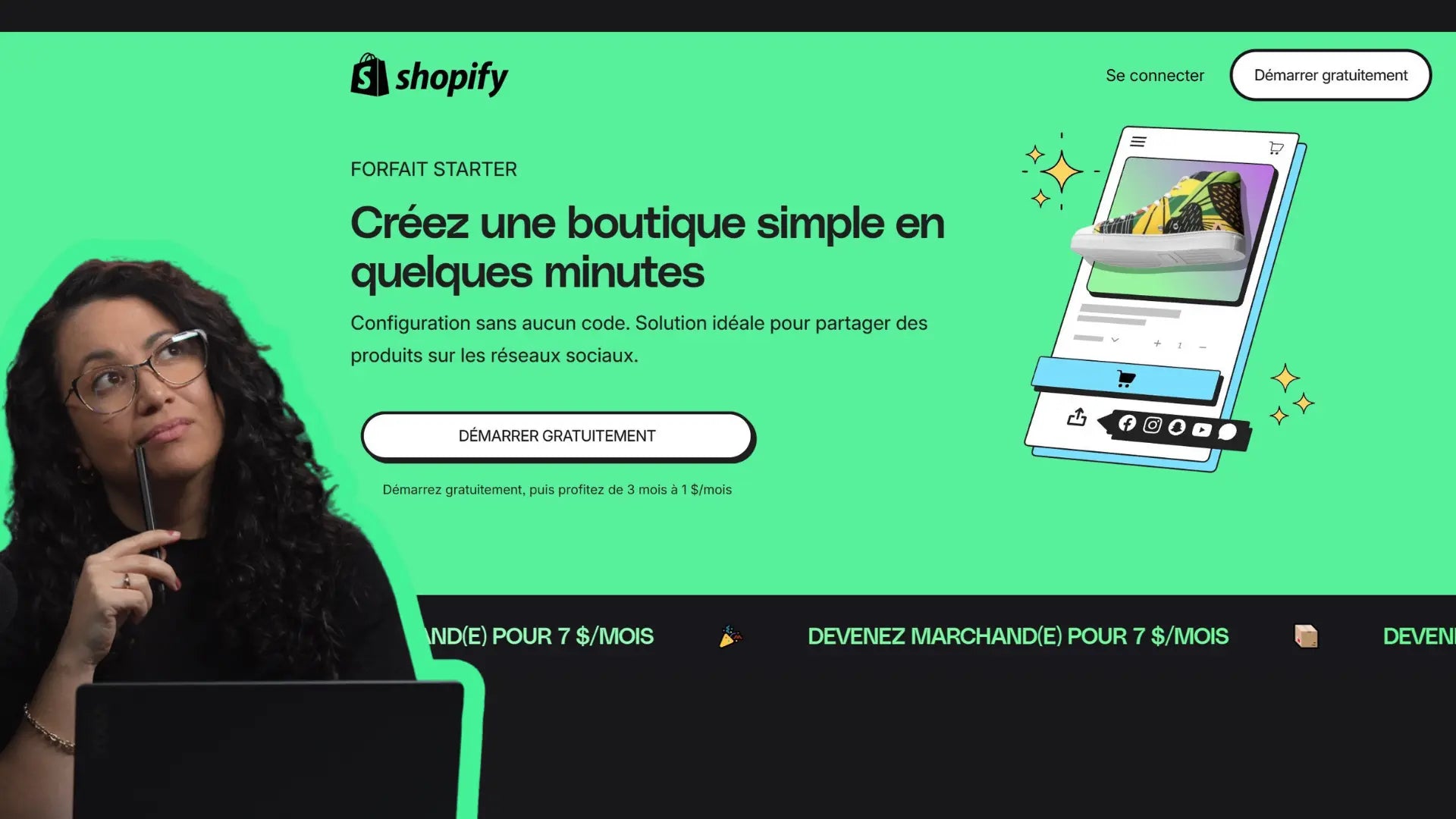 Shopify Starter: trop beau pour être vrai? (Combien ça coûte réellement et à qui ça s’adresse)